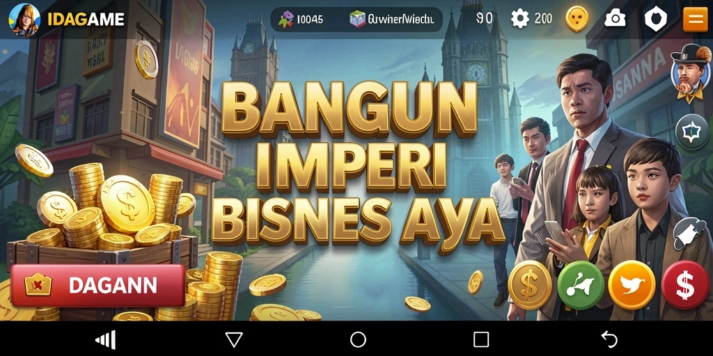 Tangkapan layar IDAGAME menampilkan pengalaman gameplay Tycoon yang menarik.