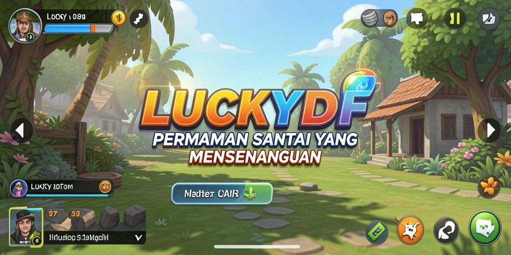 Tangkapan layar <strong>LUCKYDF</strong> menampilkan momen seru dalam permainan Casual.