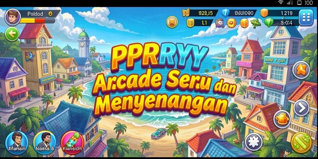 Tampilan gameplay seru dari PPRRYY yang menantang dan penuh warna.