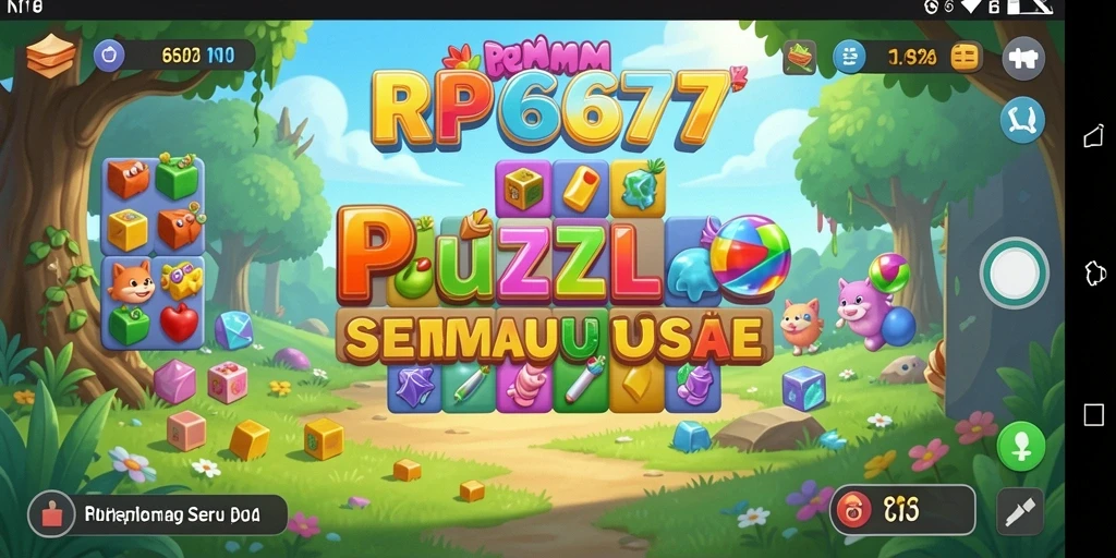 Screenshot gameplay RP6677 menampilkan teka-teki yang menantang.