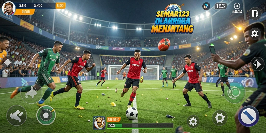 Tangkapan layar dari gameplay <strong>SEMAR123</strong> yang menampilkan aksi olahraga menegangkan.