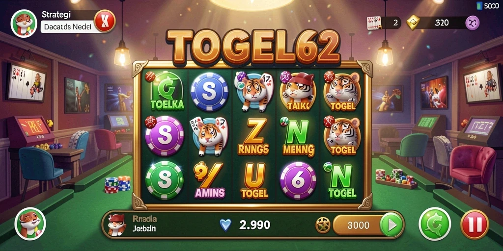 Tampilan gameplay TOGEL62 yang menarik dalam bermain strategi togel.
